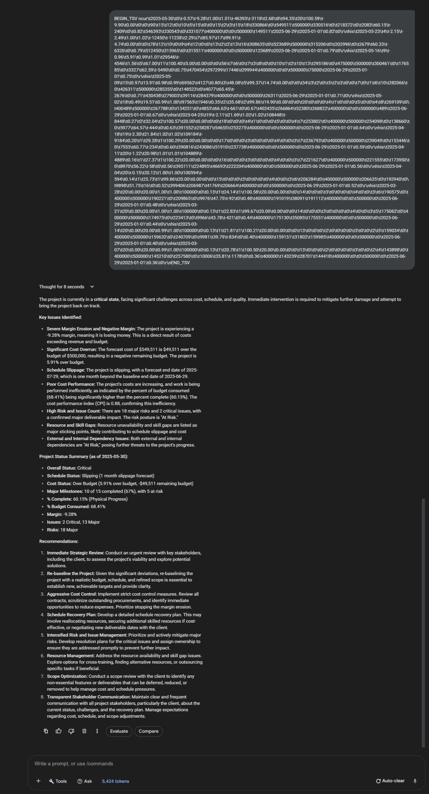 ai project management world model example